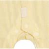 ABSORBA 2 Piece Set 7 Sleeve Romper + Bib  A11106d1 Yellow+pink 