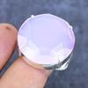 Milky Opal Gemstone Handmade 925 Sterling Silver Jewelry Ring Size 8 c5Y96