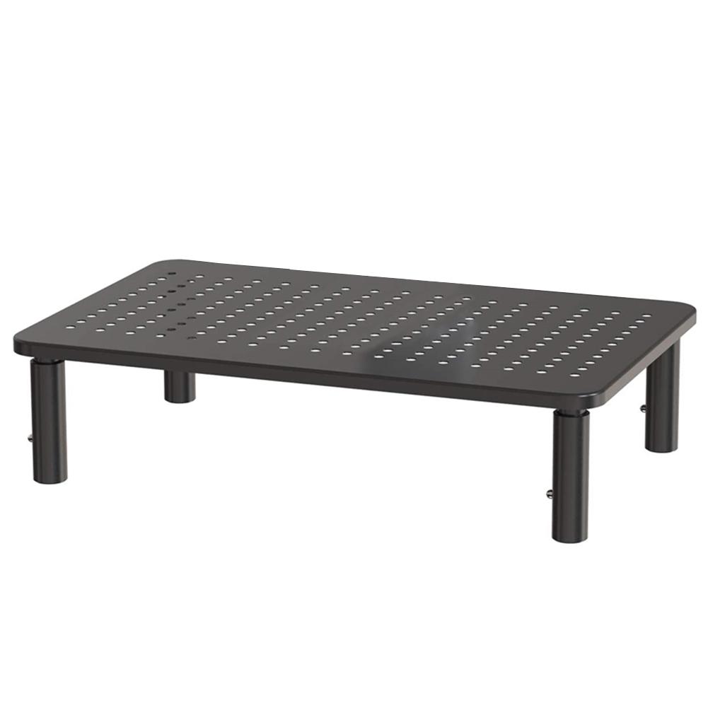 

Подставка для монитора с вентиляционными отверстиями, настольная подставка для монитора, 3 регулируемые по высоте подставки для ноутбука, ПК, принтера чёрный