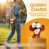 Funny Mosquito Plush Keychain Pendant Soft Weird Stuffed Animal Toy for Bag Purse Decor Adult Prank Gift