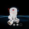 G1/2 Hot Cold Water Mixing Valve 3 Ways Solid Brass Thermostatic Mixer Temperature Control for Bathroom Automatic Sensor Faucet Mixer Valve