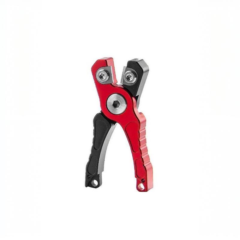 Corrosion Resistant Aluminum Fishing Line Cutter Secure Sliding Lock Lightweight Portable Gear for Travel Angling