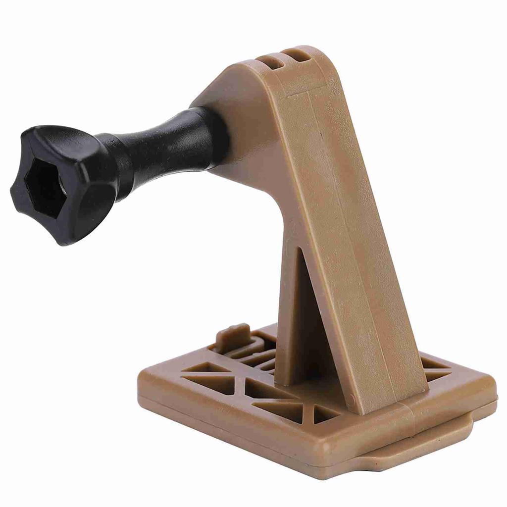 Lightweight Nylon Portable Helmet Adapter Base Fixed Mount for Camera (Black)