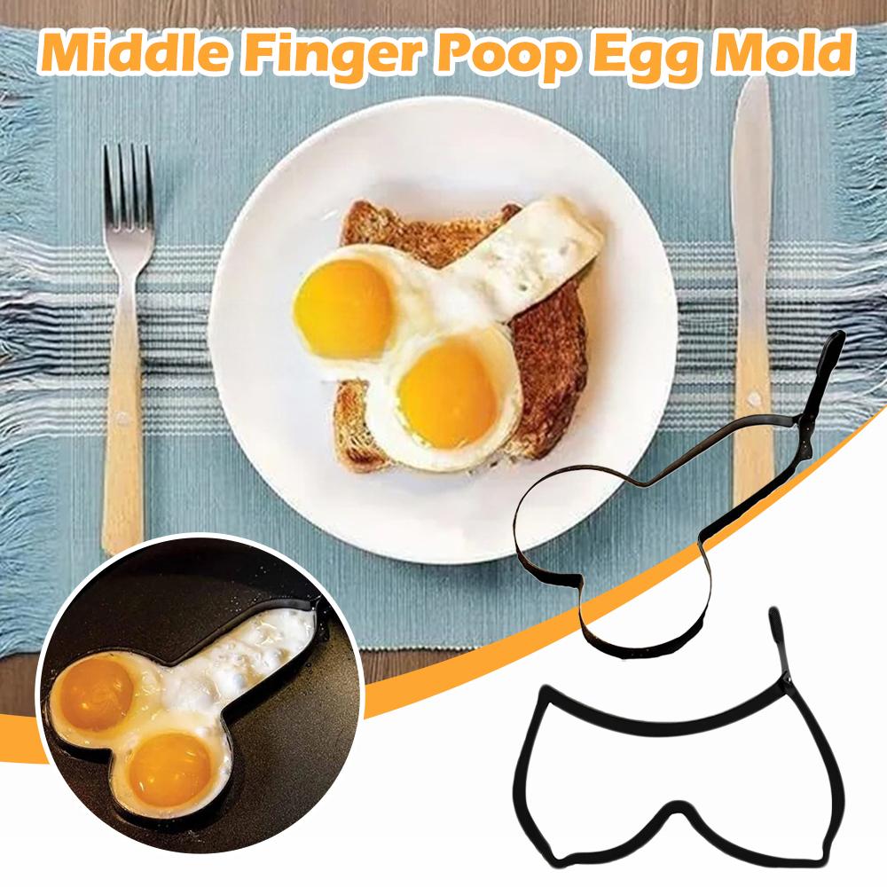 Creative Kitchen Funny Omelette Mould Stainless Steel Tools Mould Accessories Kitchen New Omele C5O2