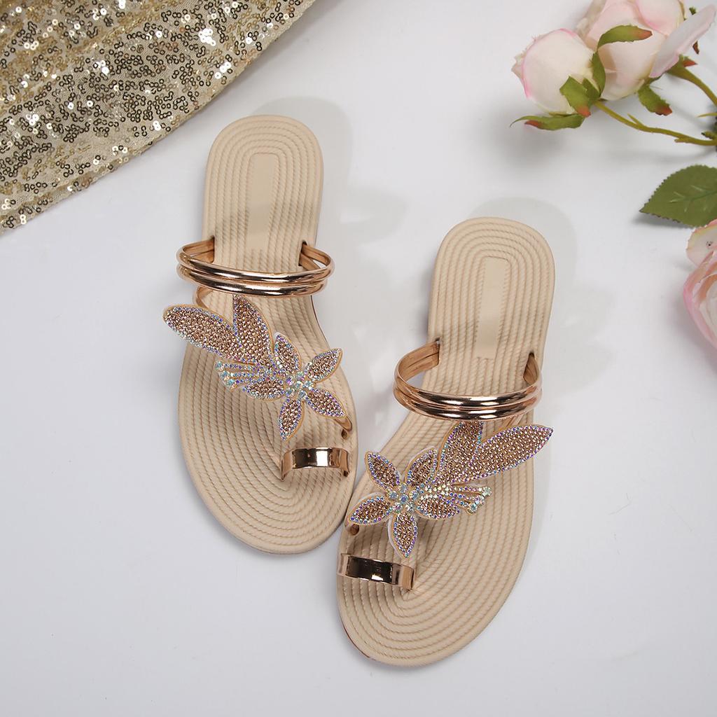 Fashion 2025 New Womens Slippers Flip Flops Butterfly Ladies Sandals Shoes Non Slip Soft Sole Beach Shoes Summer Shoes for Women Fashion