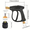 High Pressure Washer Gun for Karcher K2-K7&Nilfisk- Multi-Function Quick Connect Nozzle, Heavy Duty Cleaning for Car & Home