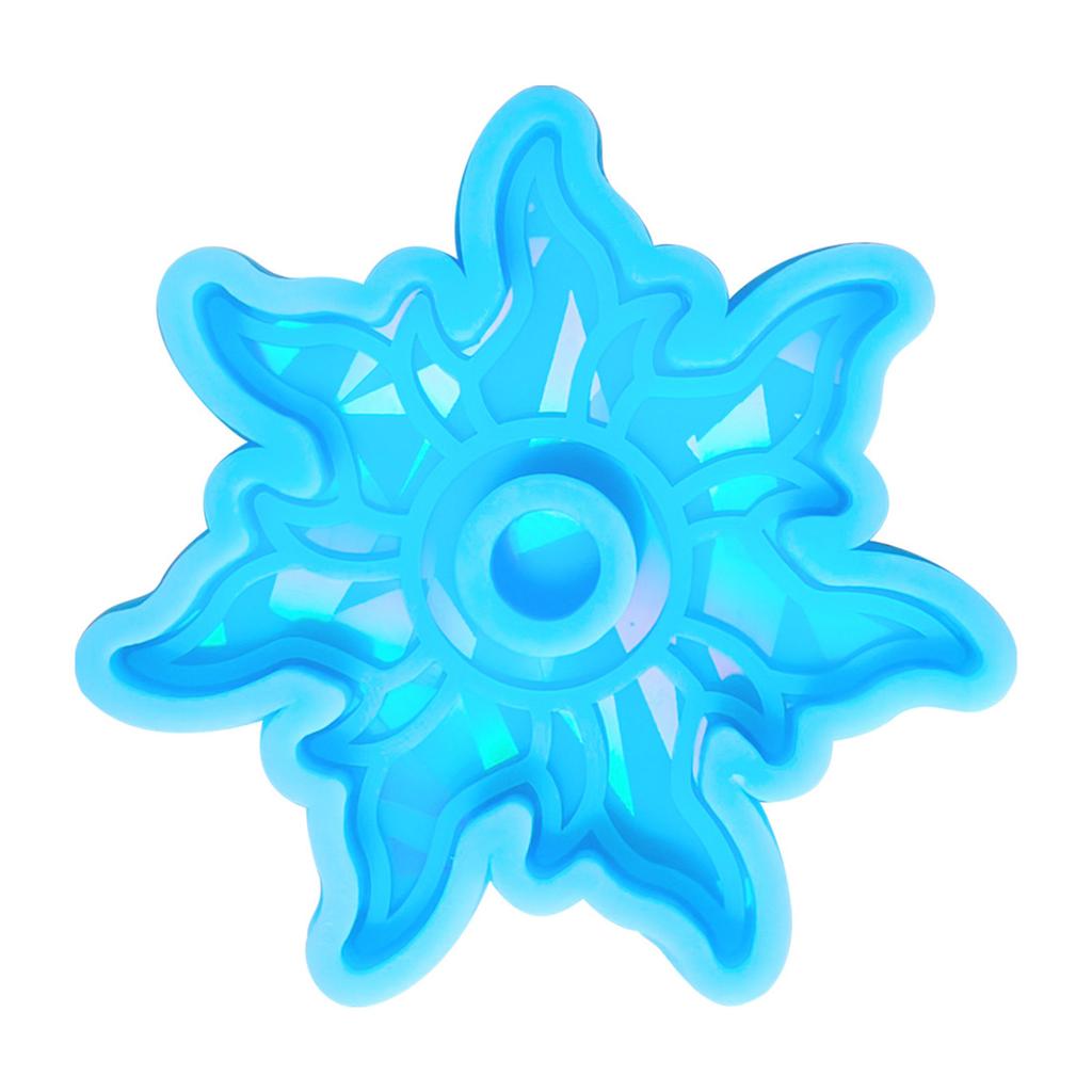 Crystal Holographic Fingertip Gyro Ornament Crafts Silicone Mold Suitable for Epoxy Diy Crafts Jewelry Making Home Decor