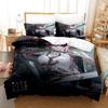 3D Print Anime Chainsaw Man Makima Bedding Set,Duvet Cover Bed Set Quilt Cover Pillowcase,King Queen Twin Size Boys Girls Adults