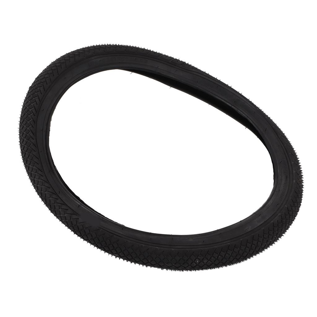Kid Thick Non Slip Rubber Tyre Children"s Bicycle Checkered Pattern Tire Parts Accessories20x2.125