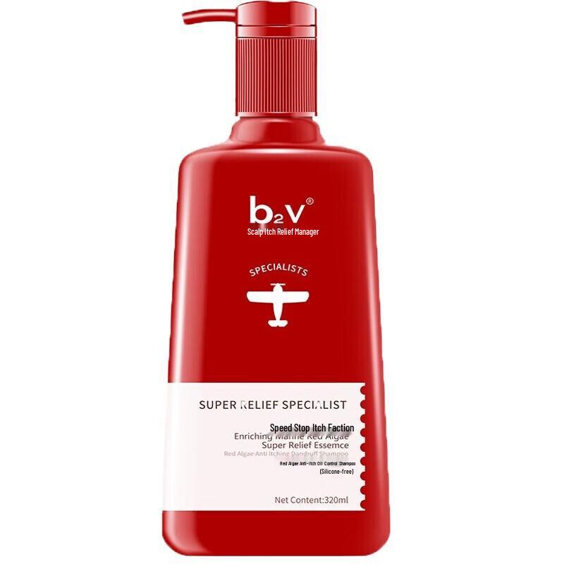 b2v Red Algae Silicone-Free Anti-Itch Oil Control Shampoo