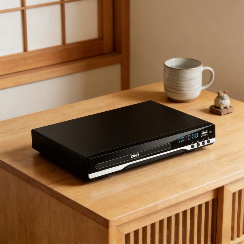 Disc Player Home Theater All Format Disc Compatible for Movies Music Video VCD Playback Home Theater Family Entertainment