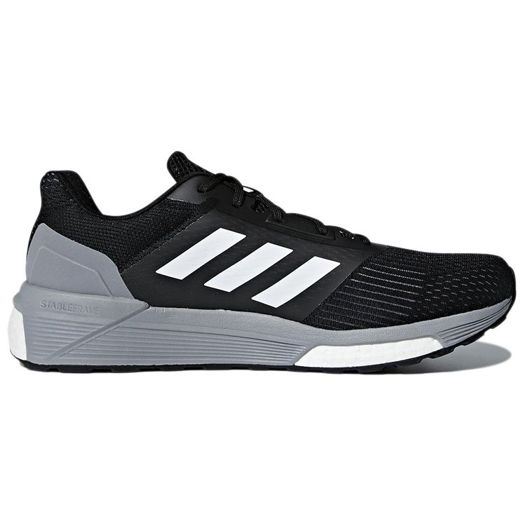 Adidas Response St Comfortable Fabric Cushioning Breathable Supportive Low-Top Running Shoes Men Sneaker Black CG4003
