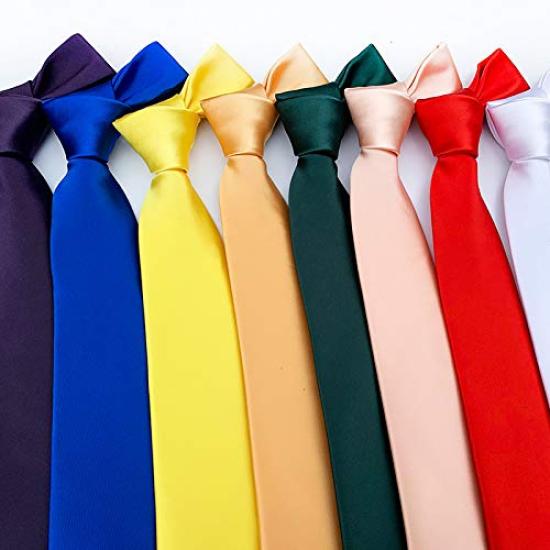[Xiang Ru] Plain Necktie, Approx. 8cm Wide, Washable, Suitable for Formal Occasions, Business, Workplace, Commuting, Job Hunting, Formal & Casual
