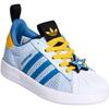 Adidas Originals Superstar 360 Comfortable Fit Low-Top Kids Skate Shoes Kids sneaker Blue White KH5663