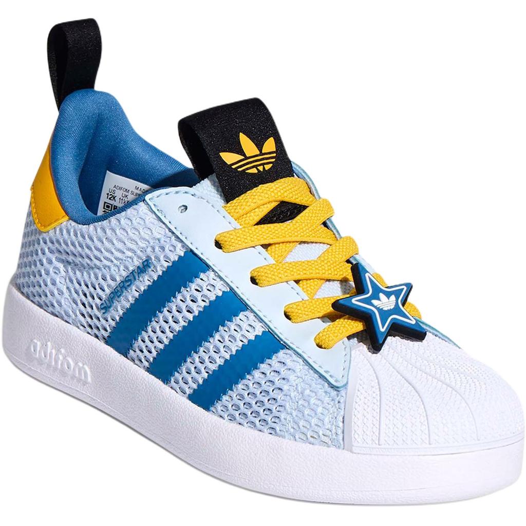 Adidas Originals Superstar 360 Comfortable Fit Low-Top Kids Skate Shoes Kids sneaker Blue White KH5663