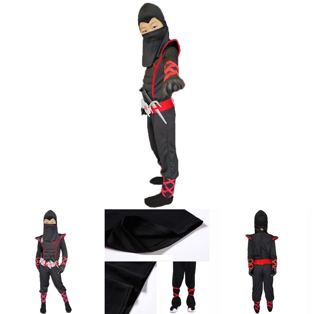 Stunning Ninjago Cosplay Costume For Kids Boys Assassin Carnival Party Fun