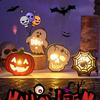Halloween Luminous Pumpkin & Spider Ghost Tabletop Ornament