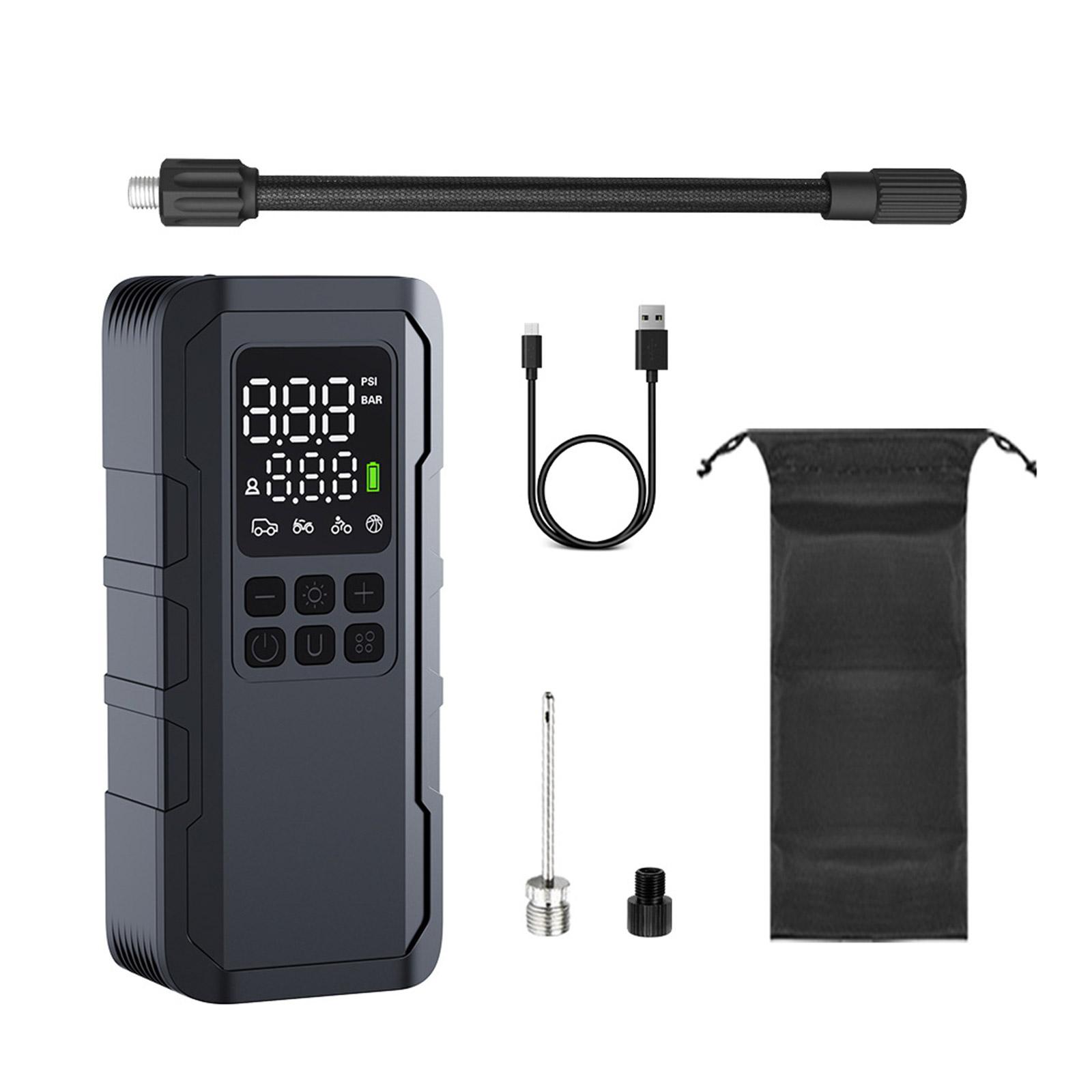 

Handheld Air Compressor 150PSI Rechargeable Multipurpose Tire Inflator for Car Tires Bike Sports Gear & Emergency Use 1