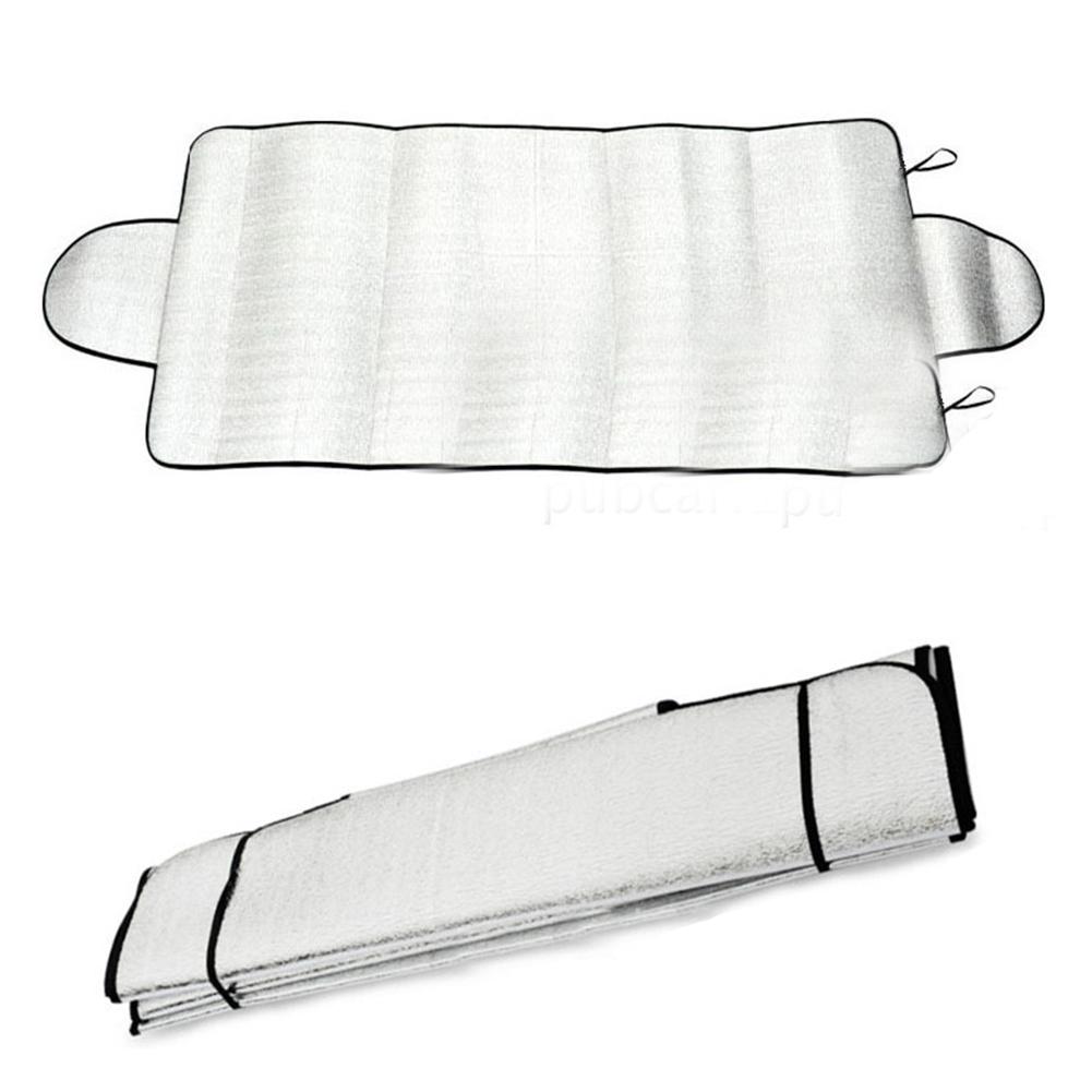 Auto SUV Faltbare Windschutzscheibenabdeckung Sonnenblende Versilbert Sonnenschutz Schützt Auto vor Schnee Eis Frost Hitze