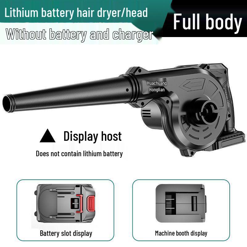 Rechargeable Wireless Vacuum Cleaner & High-Power Hair Dryer with Lithium Battery