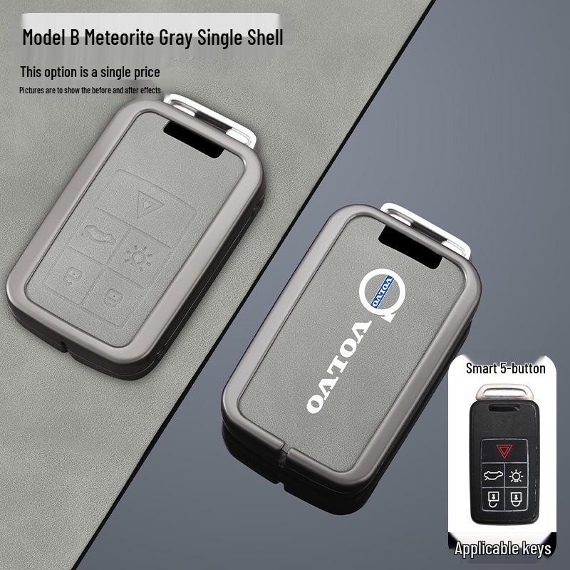 Volvo XC60/S60/V90/V60/S40/S80 Key Cover - Zinc Alloy Shell