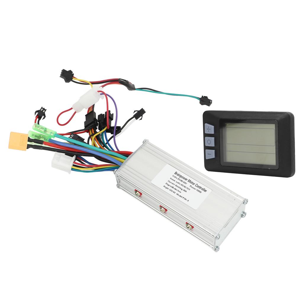 48V 60V 500W Controller Waterproof Electric Scooter Controller with Display for DIY Electric Bike