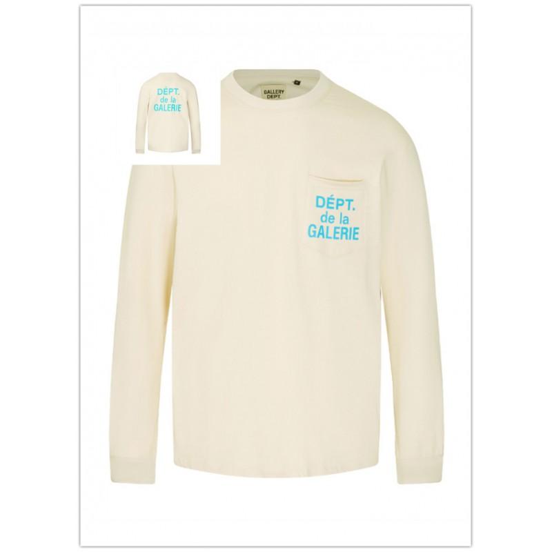 GALLERY DEPT Hoodie Men Women Oversized Cotton Fleece Pullover Sweatshirt Streetwear Loose Fit Long Sleeve