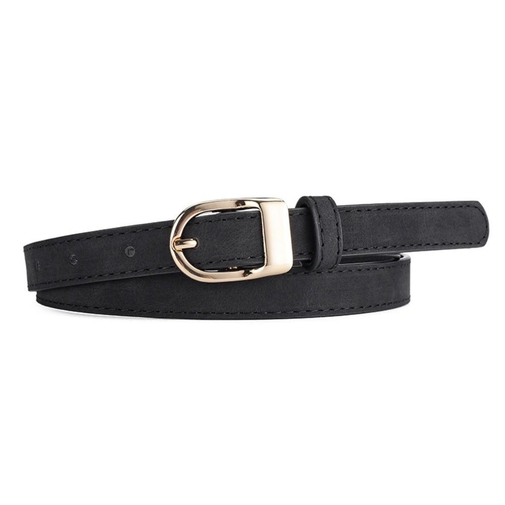 Casual Suede Leather Belt Luxury Design Waistband Trendy Business Waist Belt  For Women