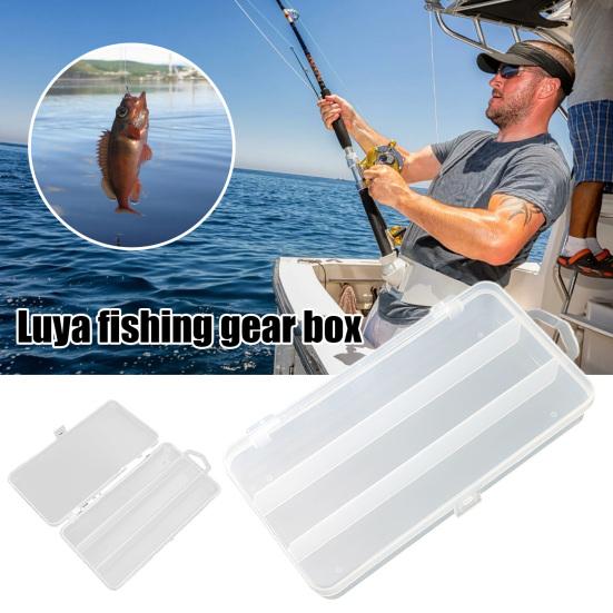 

Коробка для рыболовных приманок, 3 отделения, прозрачная портативная ручка, многофункциональные рыболовные аксессуары, мягкий жесткий крючок для наживки, инструменты для рыбалки, чехол-органайзер
