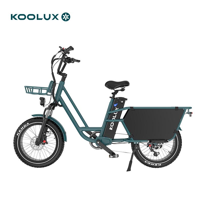 Cargo Electric Bike KOOLUX X7 Pro City Commuting E-Bike 150KG Max Load 48V25AH 20 Inch Off-Road Tires 80KM-120KM Range 750W Electric Bike
