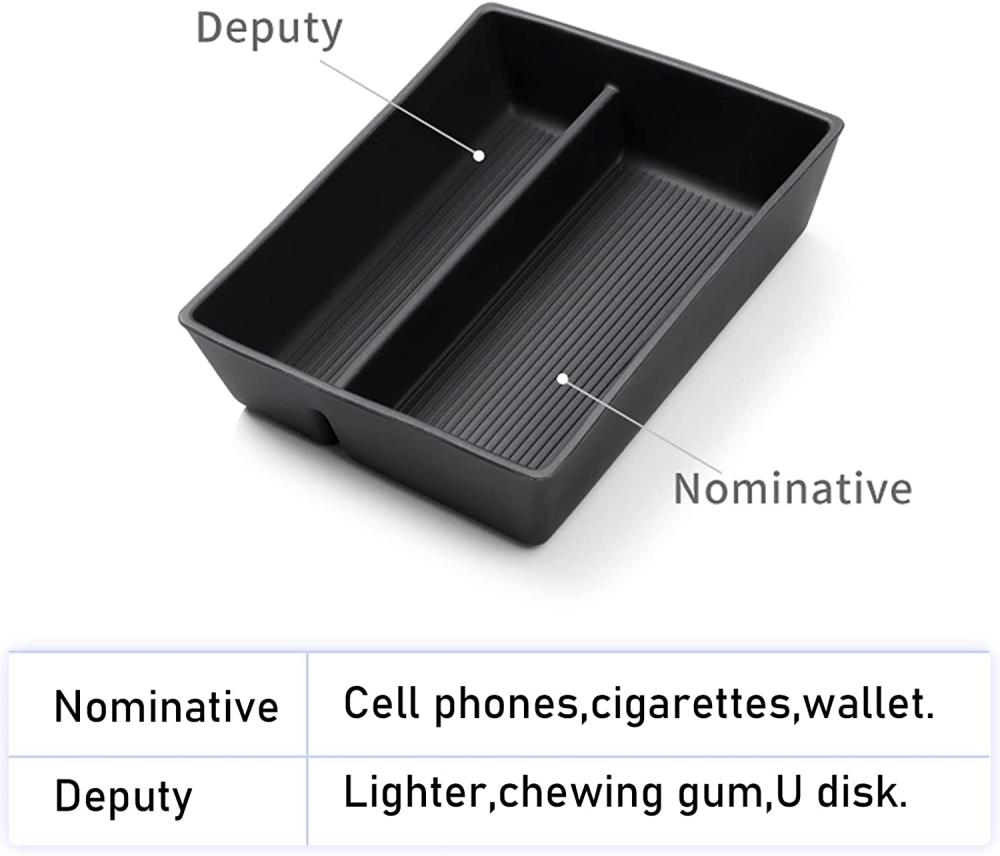 Mittelkonsolen-Organizer-Ablage für Tesla Model S Model X Plaid/Long Range 2025 2025 2025 2025 Aufbewahrungsbox für die vordere Mittelkonsole