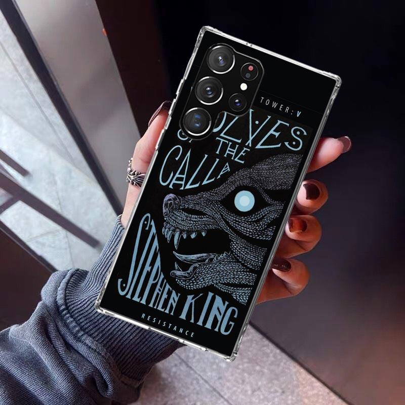 

Чехол для телефона Stephen King The Dark Tower для Samsung Galaxy S23 S24 S25 Edge S26 Ultra S22 + S21 Plus S20 FE Силиконовый с принтом Samsung S23 Ultra