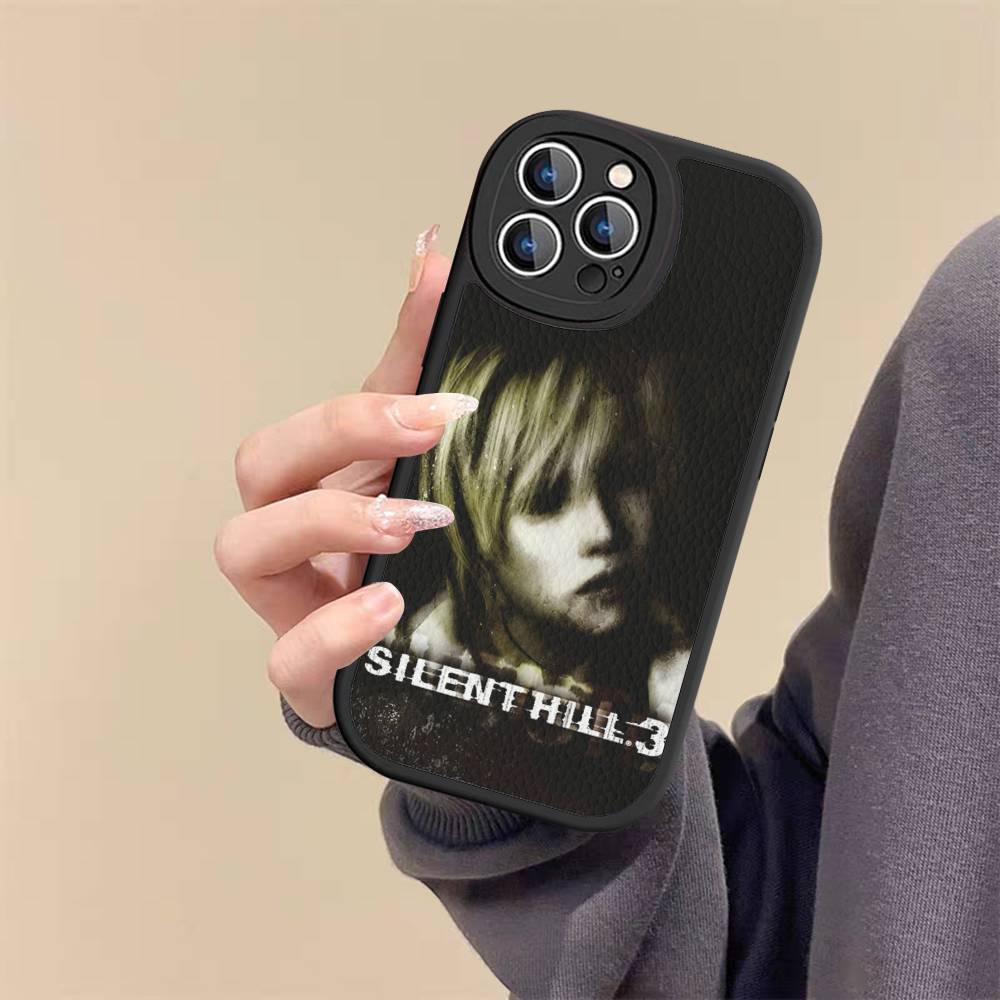 Horror Games S-Silent H-Hill Phone Case Hard Leather For IPhone 14 13 16 Mini 15 14 11 12 Pro Max Plus Fundas