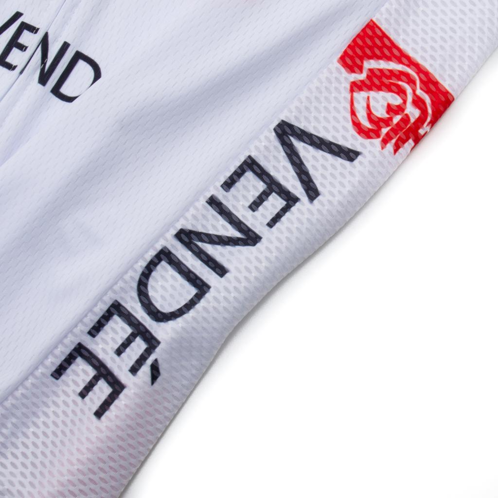 New 2025 TOTAL Cycling Jersey White Bike Maillot Pants Set UAE Team Quick Dry Ropa Ciclismo  Summer Pro Bicycle T-Shirt Clothing