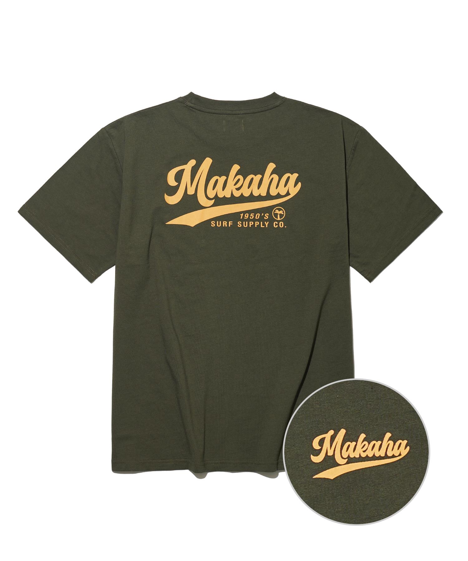 Mni Makaha Aloha T-Shirts / Olive S