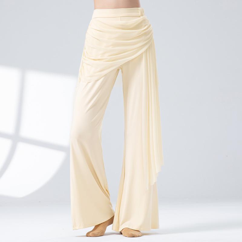 Loose Gauze Queen Classical Wide Leg Pants Modern Dress Adult Performance Dress Training Dance Pants
