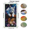 Black and White Cat Large Size Diamond Painting New Collection Pet Animals Diy Full Square Round Drill Rhinestone Embroidery Mosaic Cross Stitch Kits