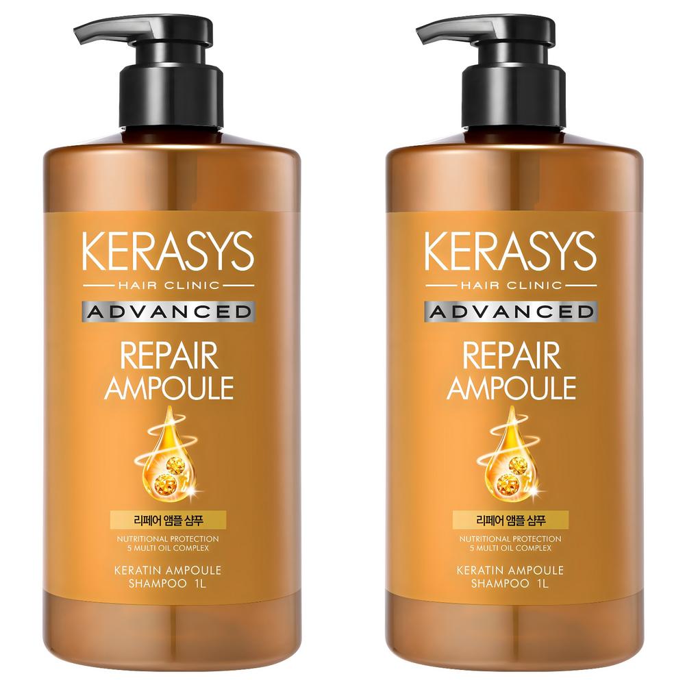 Kerasis Advanced Repair Ampoule Shampoo 1L 2 stuks
