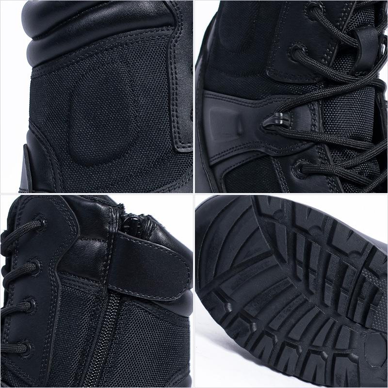 Outdoor Leisure High Top Boots Genuine Leather Breathable Training Shoes Desert Wear-resistant