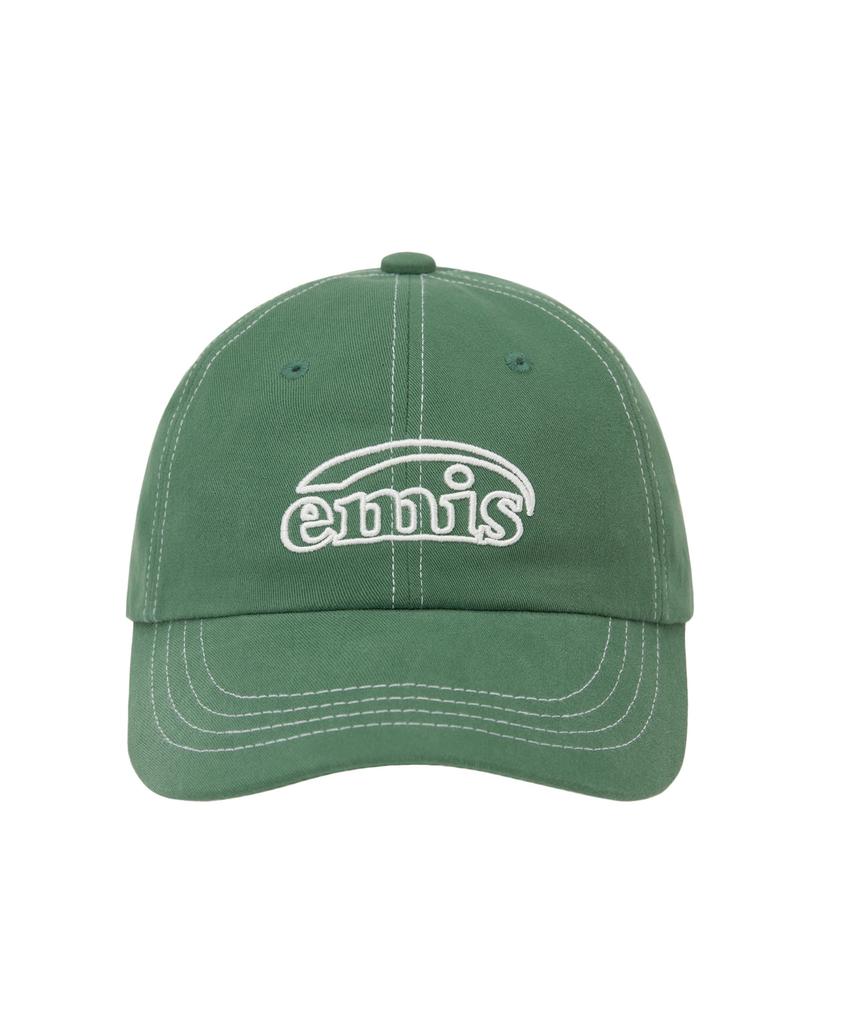 Imiseu White Stitch Ball Cap-Green