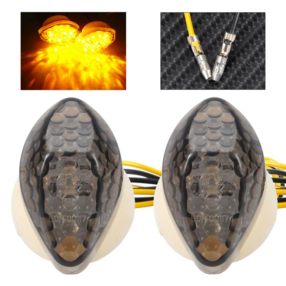 2Pcs 12V Motorcycle Led Turn Signal Indicator Light Lamp Bulb Blinker Flashers For CBR 600RR CBR1000RR 2004-2007 CBR900 CBR919