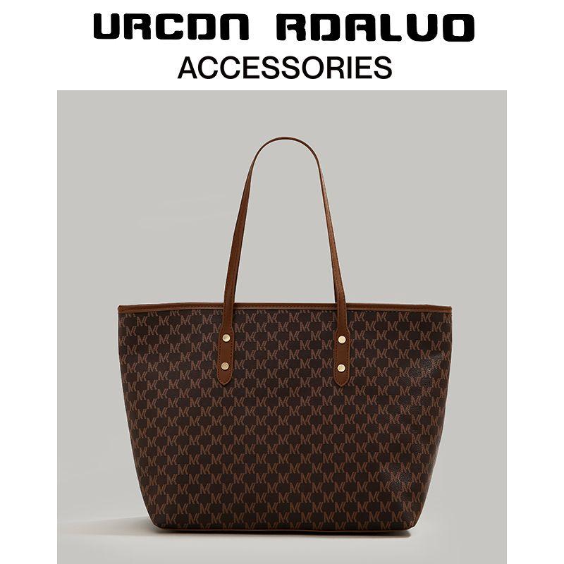 

Ur Fancy Work Work Clothing Student Handheld Tote Bag Dark Curry