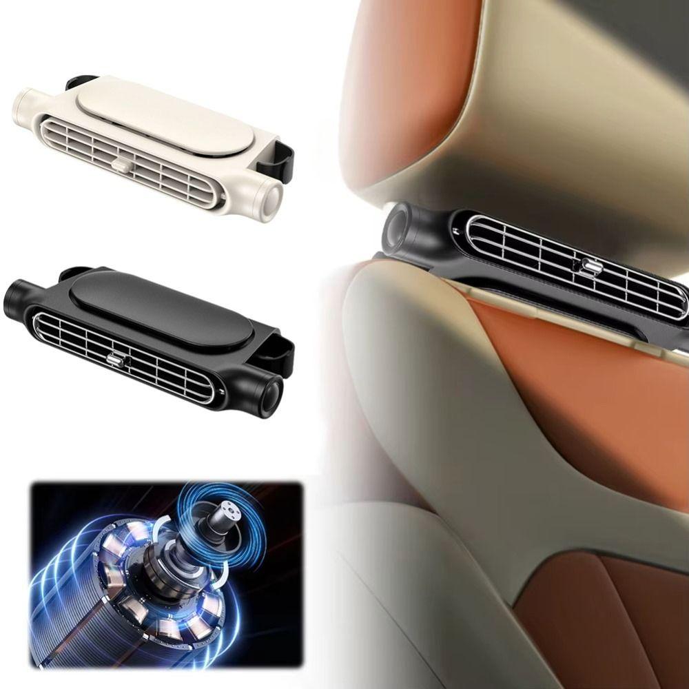 USB Powered Car Headrest Cooling Fan Air Cooling Portable Car Fan Car Seat Fan Front Seat