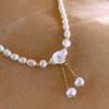 High Quality Trendy Natural Baroque Freshwater Pearl Flower 14K Gold Filled Female Necklace  For Women Valentine's Day