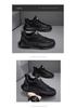 2026 Men's Black Crocodile Leather Waterproof Non-slip Casual Running Shoes