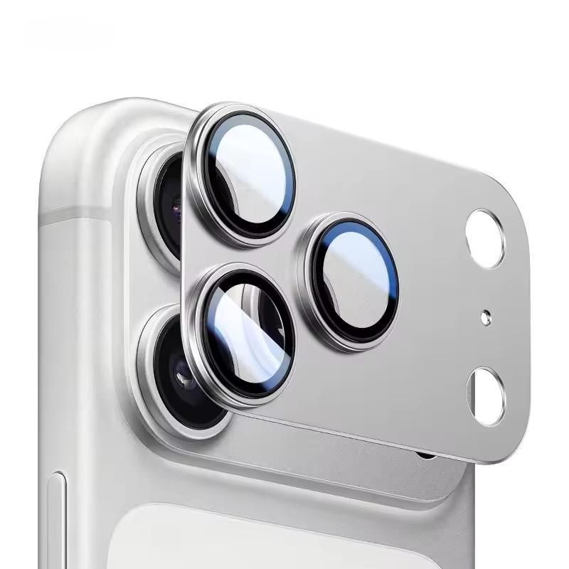 

Для iPhone17 iPhone 17ProMax Air iPhone air Защитные кольца для камеры из алюминиевого сплава и стекла Металлическое кольцо Наклейка на заднюю панель Защитная пленка для объектива iPhone 17 Pro Max