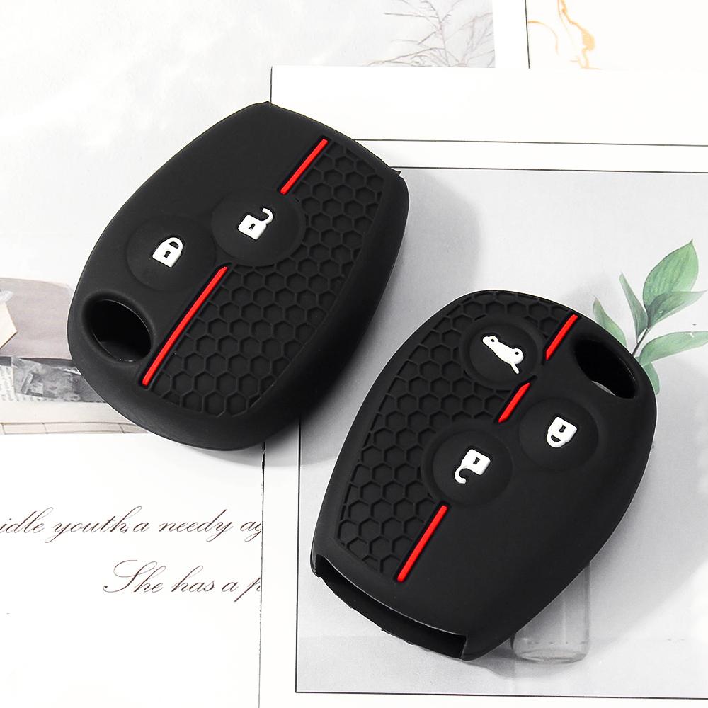 New Silicone Car Key Case For Renault Trafic Clio Duster Logan Dacia Sandero For Nissan Terrano Almera 2/3 Buttons Cover
