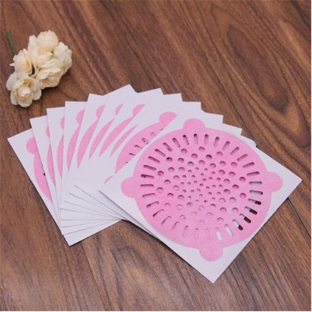 10pcs Disposable Hair Anti-blocking Floor Drain  Pool  Filter Toilet Sewer Drain Strainer Sink Filter Sticker