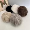 New Plush Beret Women's Autumn and Winter Daily Versatile Octagonal Hat Sweet and Cute Retro Painter Hat Tide