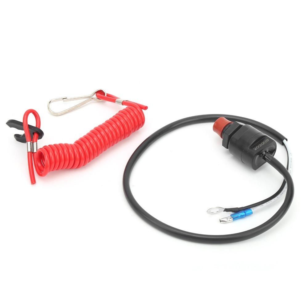 

Nylon Safety Tether 6E9-82575-09 Kill Stop Switch Engine Cutoff Emergency Stop Switch Marine Use 6E9-82575-09